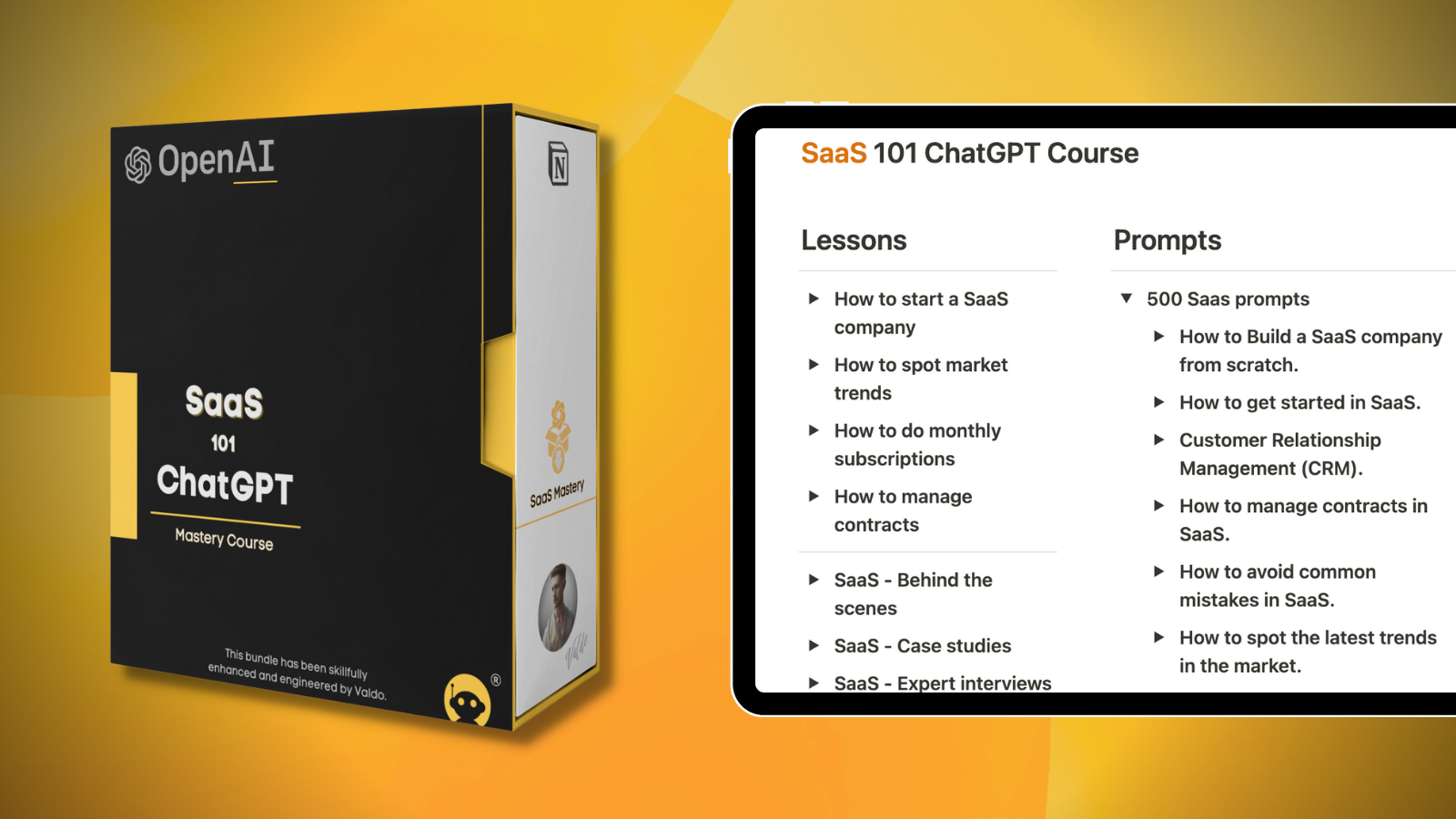 SaaS 101 ChatGPT Course